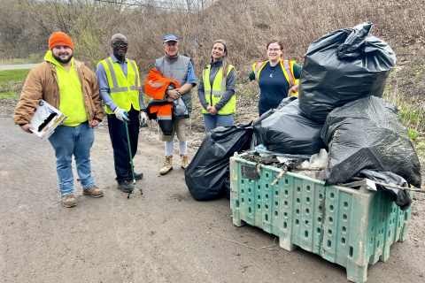 Earth Day Cleanup Results image