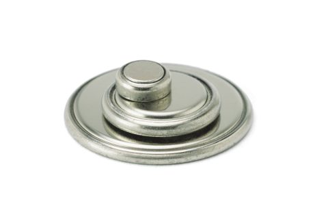 Various sizes of button and coin batteries