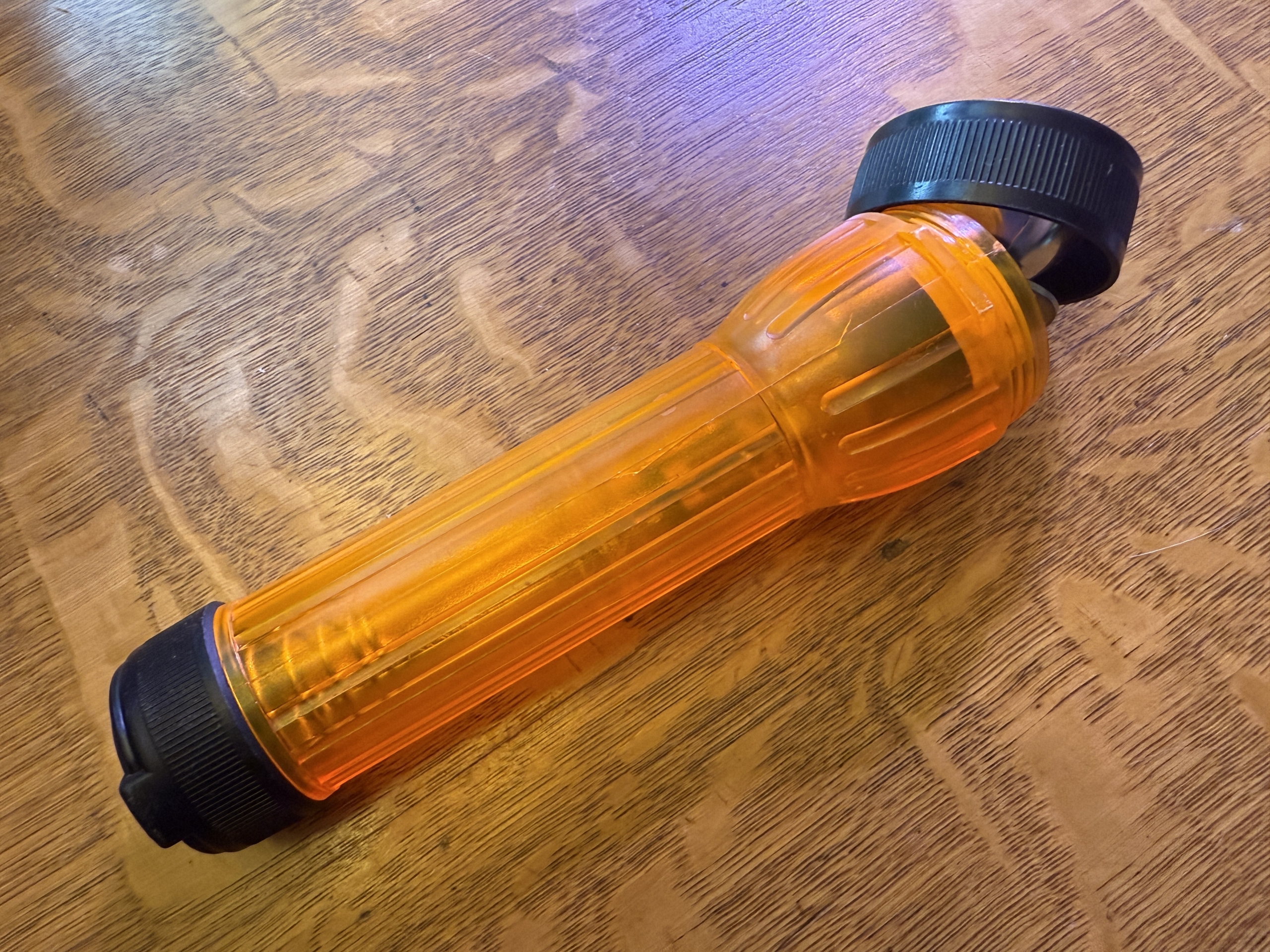 flashlight with the batteries removed