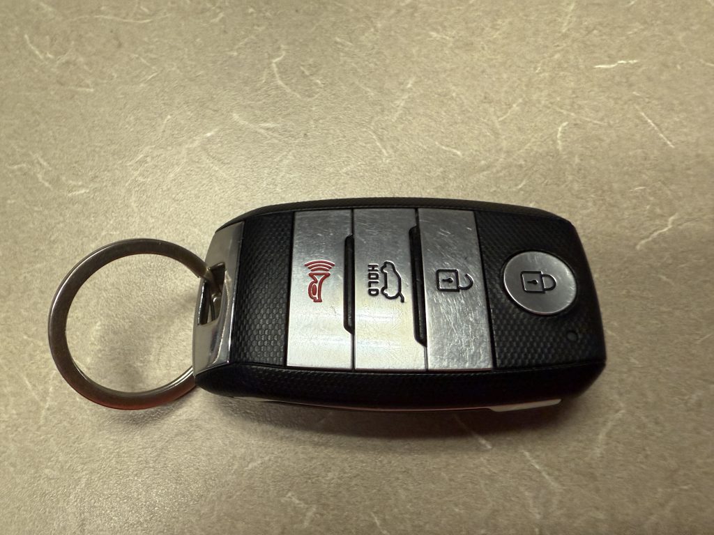 key fob for a car