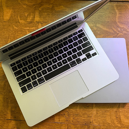 open laptop