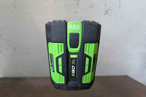 Rechargeable electric lawn mower battery